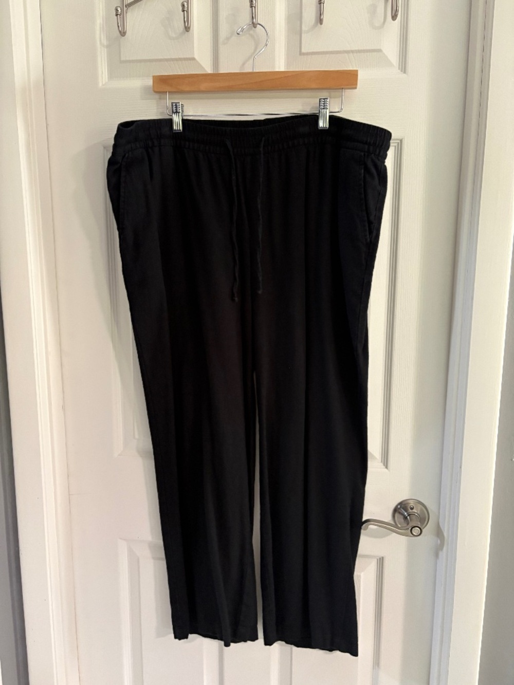Old Navy Black Pull-On Drawstring Pants Women’s XL